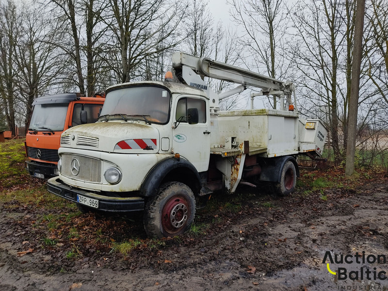 Mercedes-Benz Lako 911 - Lastbil med mandskabslift: billede 1 Mercedes-Benz Lako 911 - Lastbil med mandskabslift: billede 1