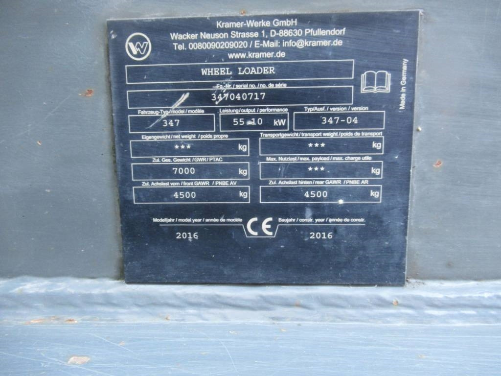 Kramer-allrad 1150 - Gummihjulslæsser: billede 4 Kramer-allrad 1150 - Gummihjulslæsser: billede 4