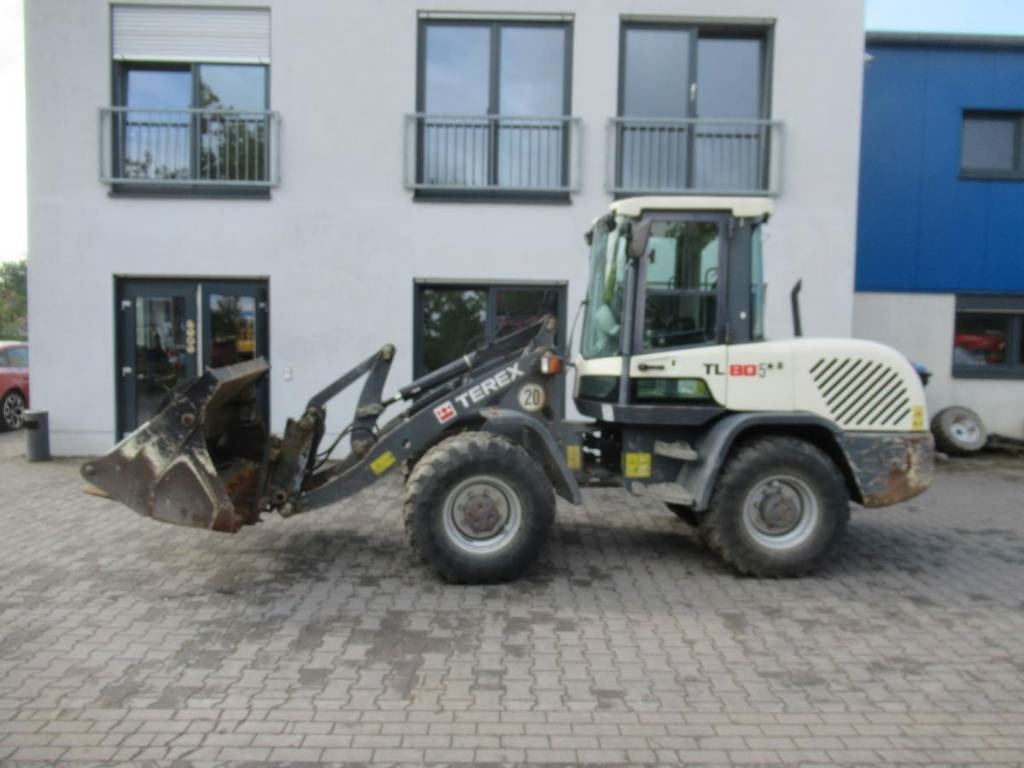 Terex TL80 Klappschaufel Gabel - Gummihjulslæsser: billede 1 Terex TL80 Klappschaufel Gabel - Gummihjulslæsser: billede 1