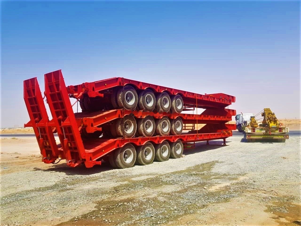 AME 80 Ton Lowbed from Manufacturer Company - Nedbygget platform sættevogn: billede 5 AME 80 Ton Lowbed from Manufacturer Company - Nedbygget platform sættevogn: billede 5