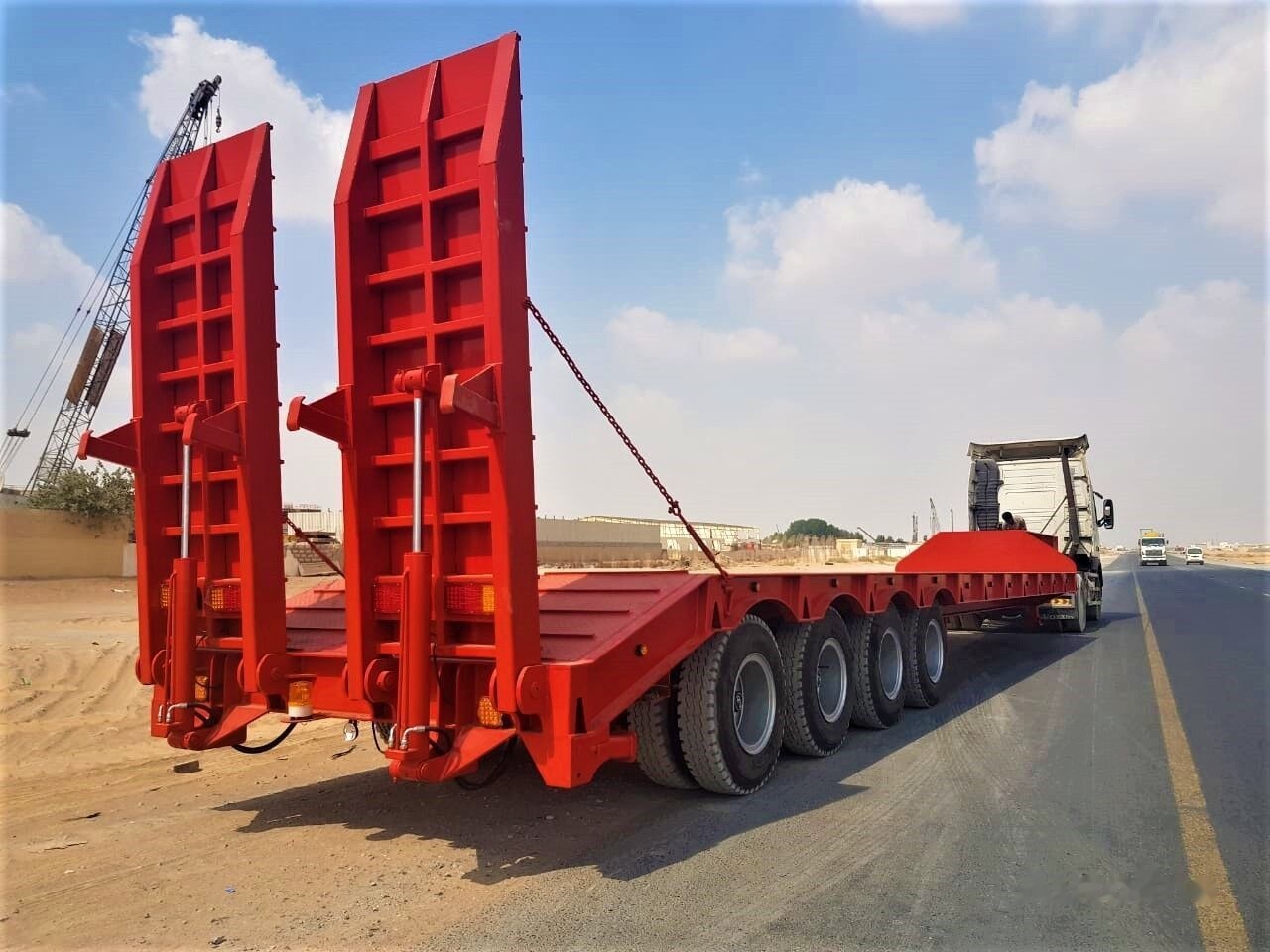 AME 80 Ton Lowbed from Manufacturer Company - Nedbygget platform sættevogn: billede 4 AME 80 Ton Lowbed from Manufacturer Company - Nedbygget platform sættevogn: billede 4