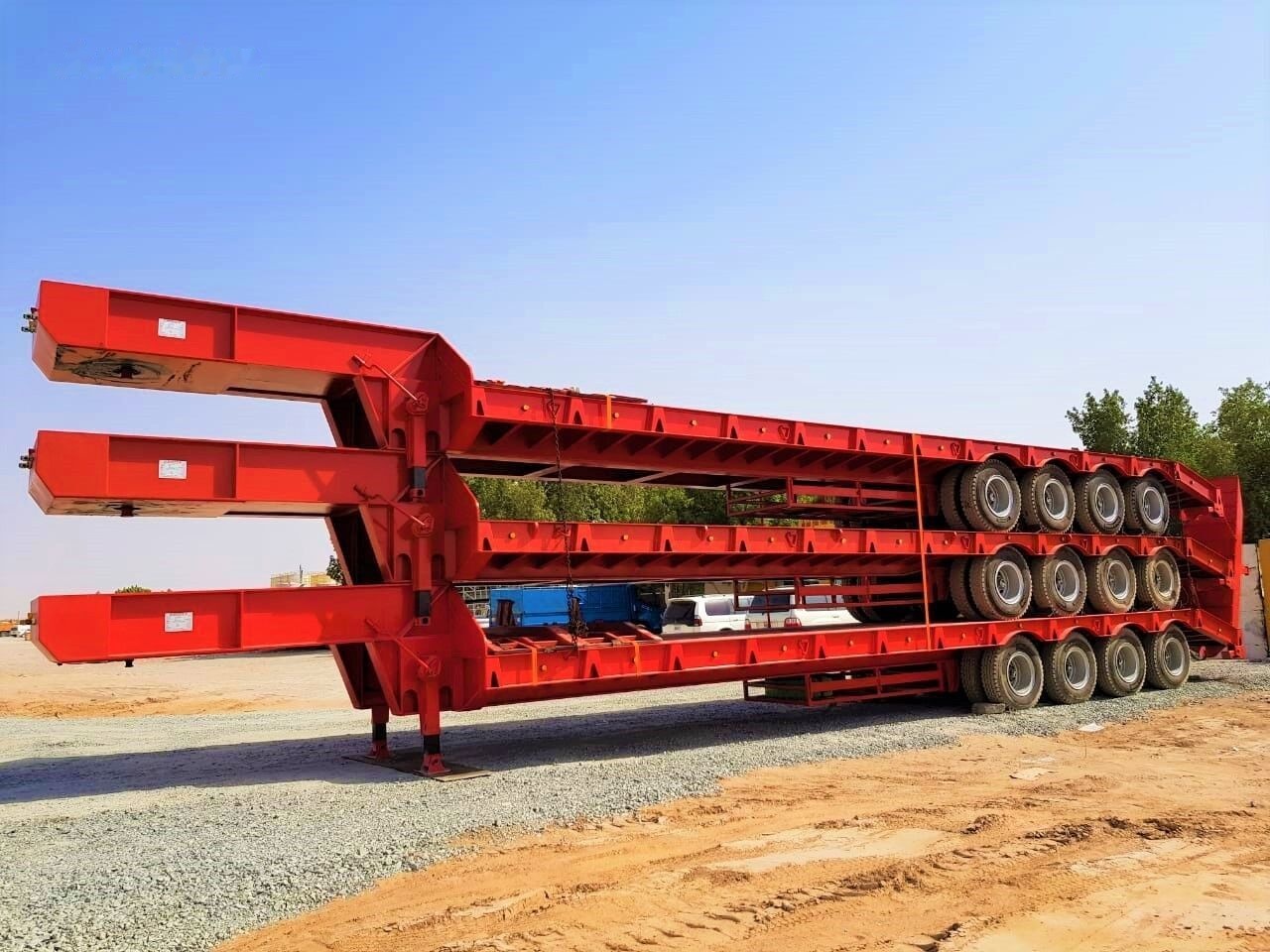 AME 80 Ton Lowbed from Manufacturer Company - Nedbygget platform sættevogn: billede 1 AME 80 Ton Lowbed from Manufacturer Company - Nedbygget platform sættevogn: billede 1