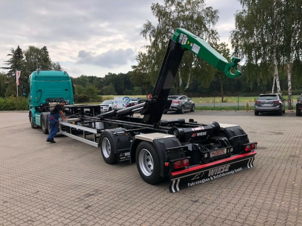 Auflieger Abrollkipper Hakenlift Hooklift - Containerbil/ Veksellad sættevogn: billede 4 Auflieger Abrollkipper Hakenlift Hooklift - Containerbil/ Veksellad sættevogn: billede 4