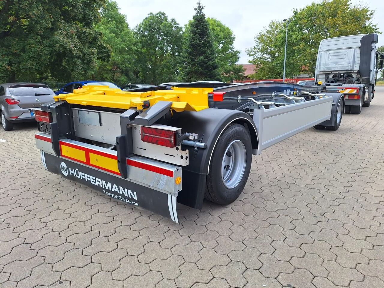 Hüffermann Schlitten-Carrier HSA-3 1870 Sofort Verfügbar - Kroghejsvogn/ Skip loader anhænger: billede 4 Hüffermann Schlitten-Carrier HSA-3 1870 Sofort Verfügbar - Kroghejsvogn/ Skip loader anhænger: billede 4
