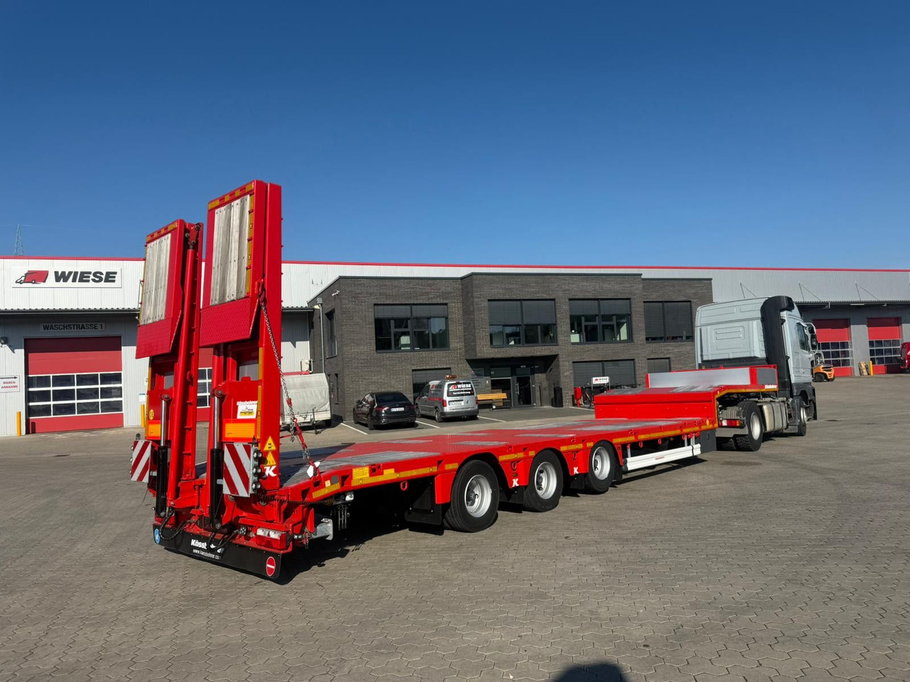 Kässbohrer K.SLA 3 / 1N-18/30 Ausziehbarer Tieflader - Nedbygget platform sættevogn: billede 3 Kässbohrer K.SLA 3 / 1N-18/30 Ausziehbarer Tieflader - Nedbygget platform sættevogn: billede 3
