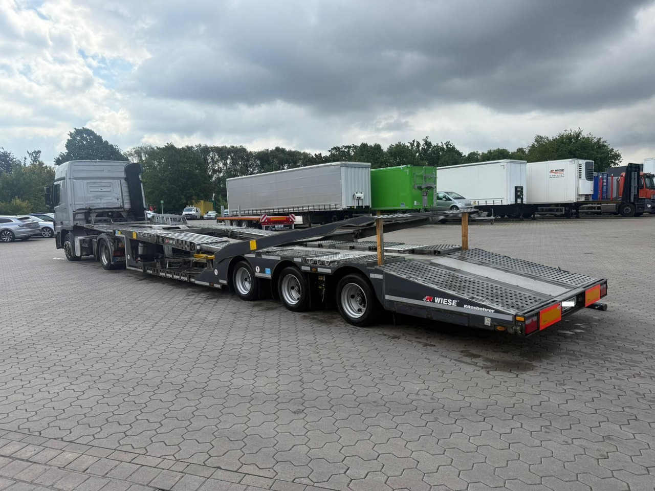 Kässbohrer K.SOK Truck/Car Transporter, Novagrau - Biltransportør sættevogn: billede 4 Kässbohrer K.SOK Truck/Car Transporter, Novagrau - Biltransportør sættevogn: billede 4