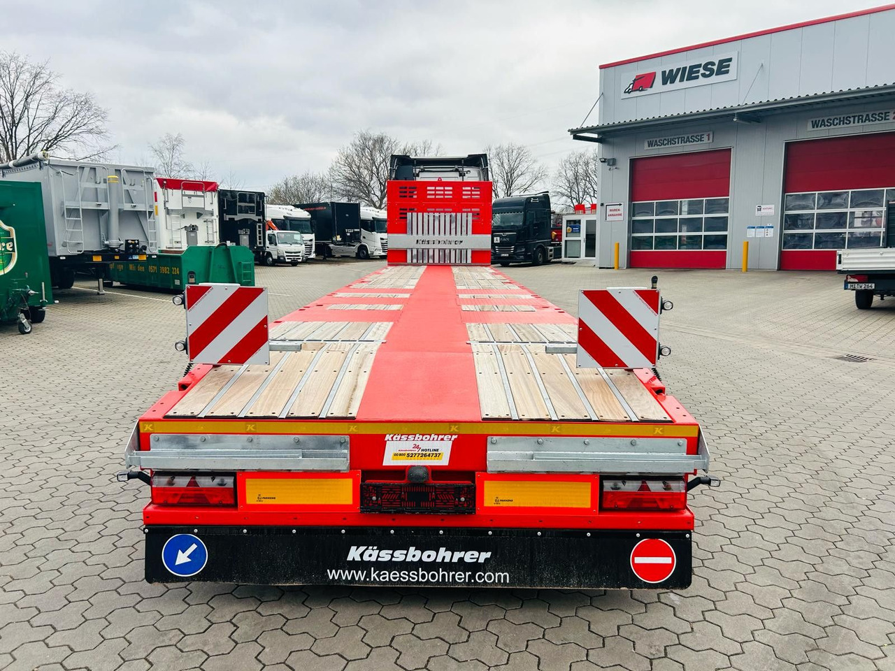 Kässbohrer SPS Mega Schwerlast Plattform Lenkachse - Åben sættevogn: billede 5 Kässbohrer SPS Mega Schwerlast Plattform Lenkachse - Åben sættevogn: billede 5