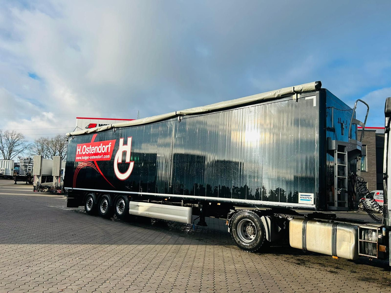 Knapen K100 Schubboden 92m³ Alu Felgen TÜV Plane Neu - Walking floor sættevogn: billede 1 Knapen K100 Schubboden 92m³ Alu Felgen TÜV Plane Neu - Walking floor sættevogn: billede 1