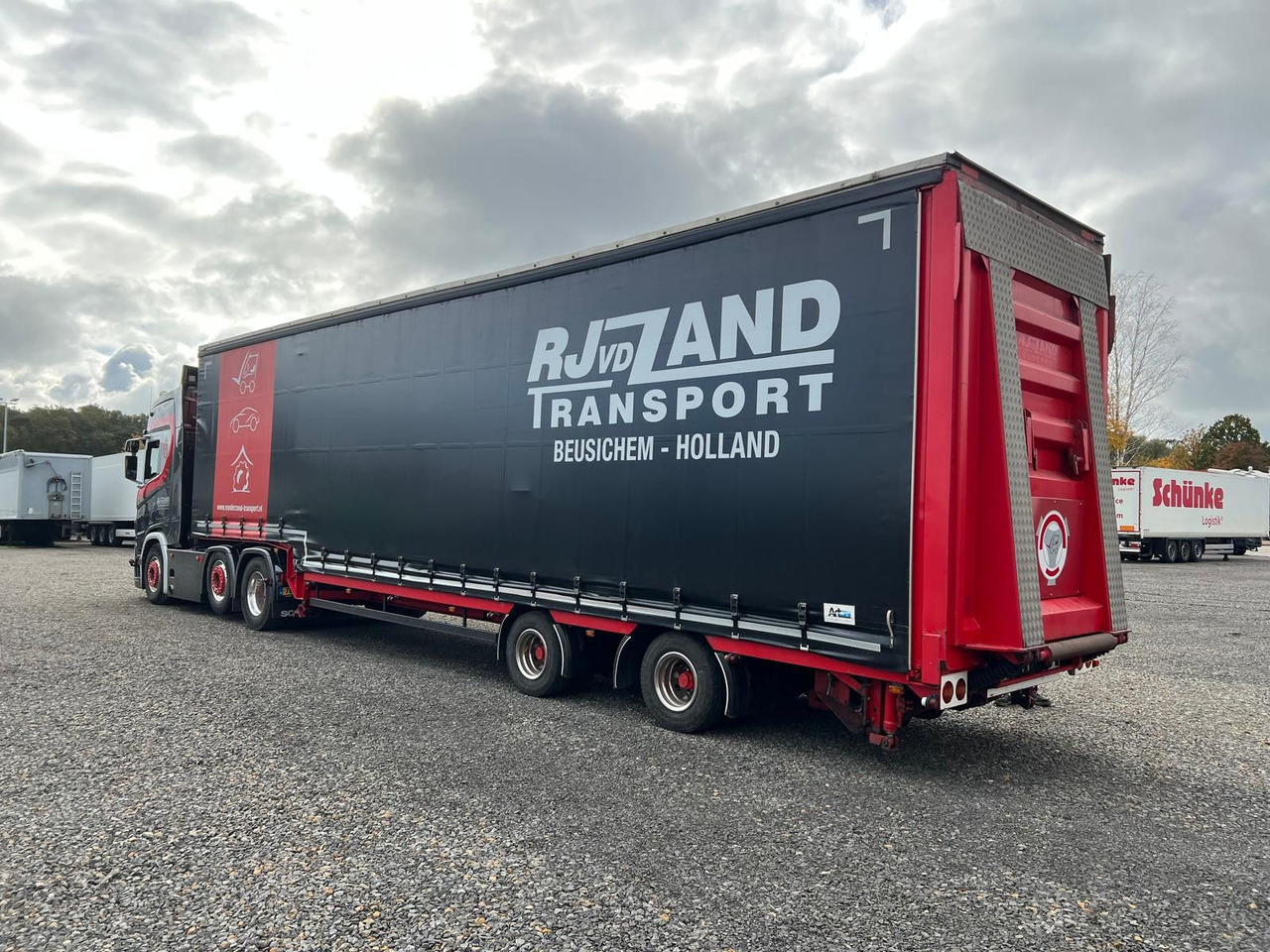 Meusburger 2-Achs-Gabelstaplertransporter Rampe Dhollandia - Nedbygget platform sættevogn: billede 2 Meusburger 2-Achs-Gabelstaplertransporter Rampe Dhollandia - Nedbygget platform sættevogn: billede 2