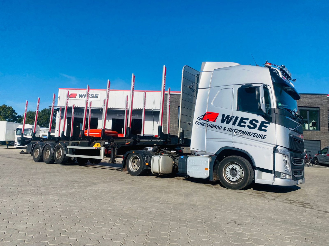 PAVIC Holzauflieger mit Schemel und Rungen - Sættevogn til tømmer: billede 2 PAVIC Holzauflieger mit Schemel und Rungen - Sættevogn til tømmer: billede 2