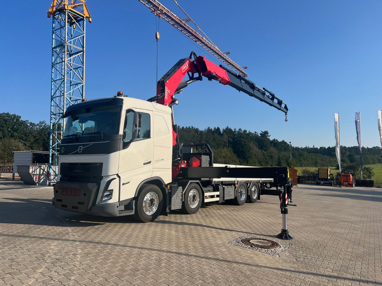 Volvo FH 500 8x2 Kran F710 RA2.26 - Lastbil med lad, Lastbil med kran: billede 1 Volvo FH 500 8x2 Kran F710 RA2.26 - Lastbil med lad, Lastbil med kran: billede 1
