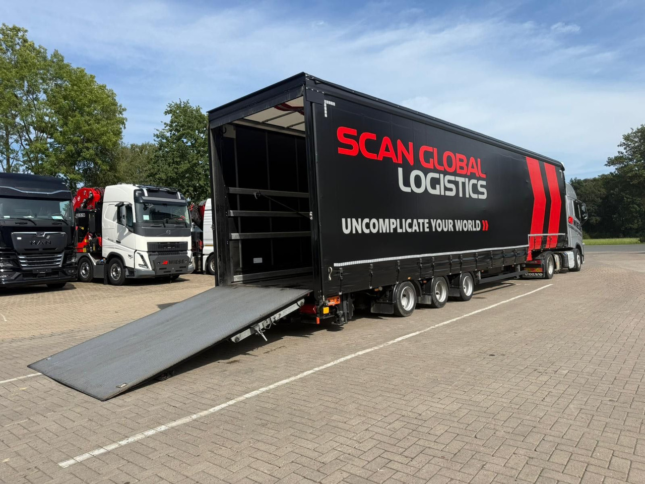 Wiese 3-Achs Gabestaplertransporter Mega LBW - Nedbygget platform sættevogn: billede 5 Wiese 3-Achs Gabestaplertransporter Mega LBW - Nedbygget platform sættevogn: billede 5