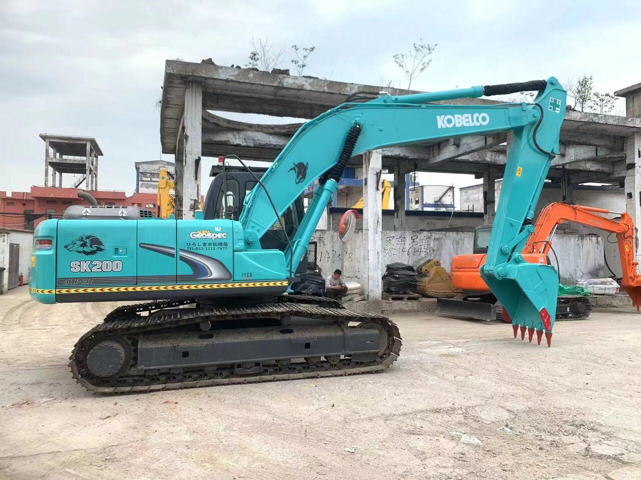 KOBELCO SK200-8 - Bæltegravemaskine: billede 1 KOBELCO SK200-8 - Bæltegravemaskine: billede 1