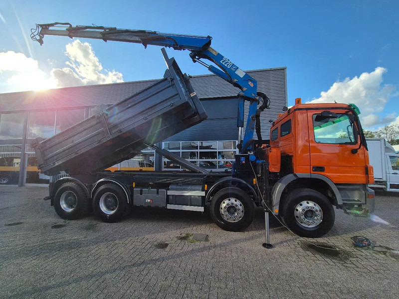 Mercedes-Benz Actros 3241 8X4 Containersysteem/ 20T HMF crane/ Manual - Lastbil kroghejs, Lastbil med kran: billede 2 Mercedes-Benz Actros 3241 8X4 Containersysteem/ 20T HMF crane/ Manual - Lastbil kroghejs, Lastbil med kran: billede 2