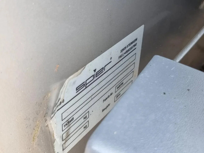 Lastbil varevogn Mercedes-Benz Atego 1218 Koffer/ Ladebordwand/ Airco/ Grau Metallic: billede 12 Lastbil varevogn Mercedes-Benz Atego 1218 Koffer/ Ladebordwand/ Airco/ Grau Metallic: billede 12