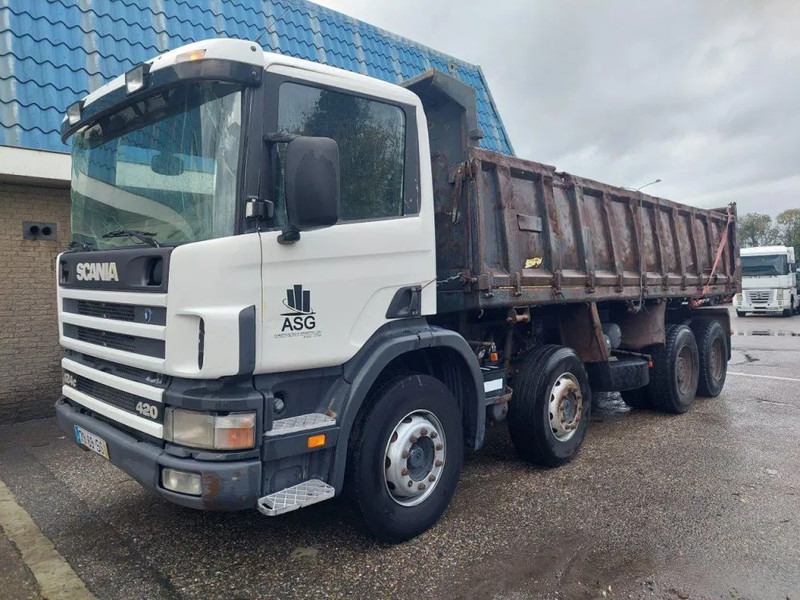 Scania P124-420 8x4 Kipper Steel - Tipvogn lastbil: billede 1 Scania P124-420 8x4 Kipper Steel - Tipvogn lastbil: billede 1