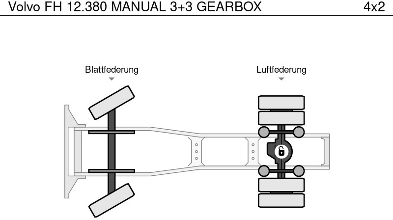 Trækker Volvo FH 12.380 MANUAL 3+3 GEARBOX: billede 16 Trækker Volvo FH 12.380 MANUAL 3+3 GEARBOX: billede 16