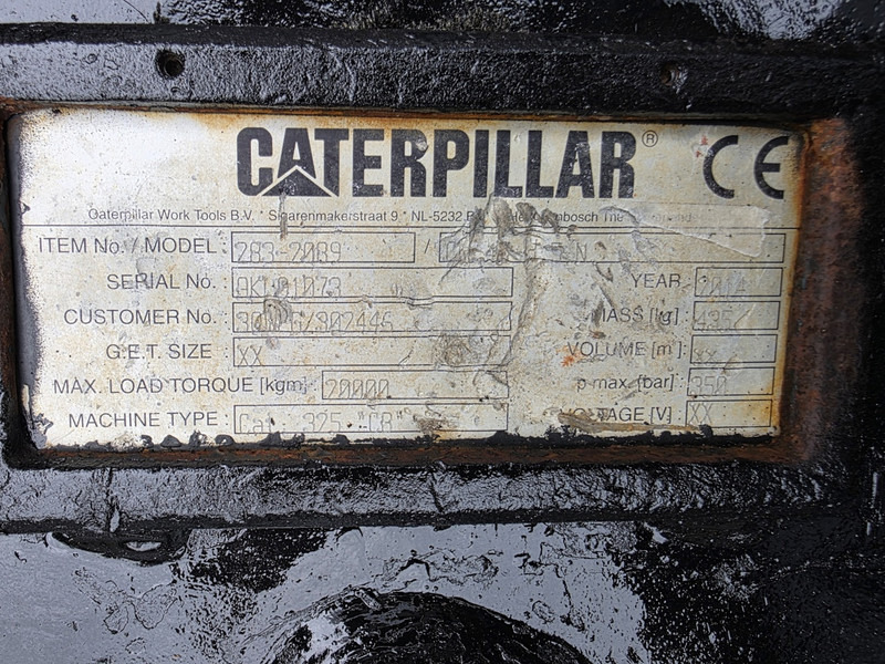 Snelwissel cw 45 cat 325 verachtert coupler cw45 - Hurtigskift for Entreprenørmaskin: billede 5 Snelwissel cw 45 cat 325 verachtert coupler cw45 - Hurtigskift for Entreprenørmaskin: billede 5