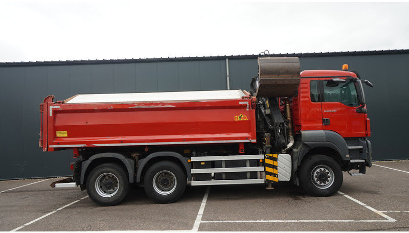 MAN TGS 28.400 6X6 2 SIDE TIPPER WITH HMF 1643 CRANE 376.400KM - Lastbil med kran: billede 5 MAN TGS 28.400 6X6 2 SIDE TIPPER WITH HMF 1643 CRANE 376.400KM - Lastbil med kran: billede 5