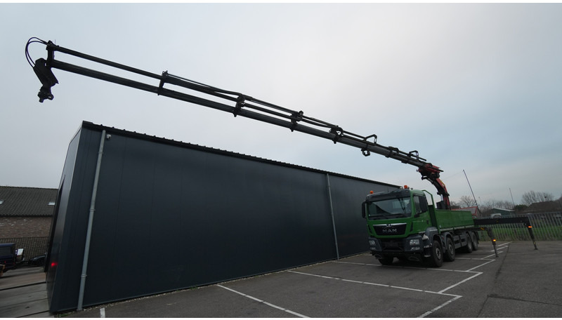 MAN TGS 41.460 8X4 OPEN BOX WITH PALFINGER PK 40002 EH CRANE 384.000KM - Lastbil med kran: billede 2 MAN TGS 41.460 8X4 OPEN BOX WITH PALFINGER PK 40002 EH CRANE 384.000KM - Lastbil med kran: billede 2