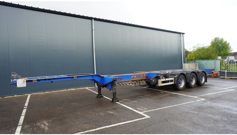 Pacton 3 AXLE MULTI CONTAINER TRANSPORT TRAILER EXTENDABLE 45 FT - Containerbil/ Veksellad sættevogn: billede 2 Pacton 3 AXLE MULTI CONTAINER TRANSPORT TRAILER EXTENDABLE 45 FT - Containerbil/ Veksellad sættevogn: billede 2