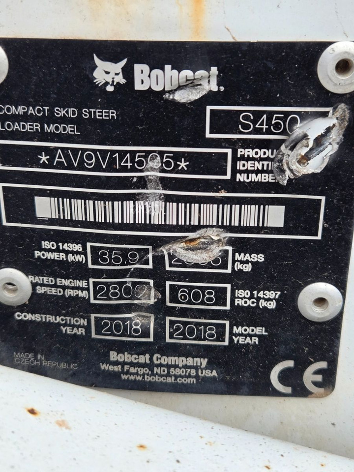 Bobcat S450 - Gummihjulslæsser: billede 2 Bobcat S450 - Gummihjulslæsser: billede 2