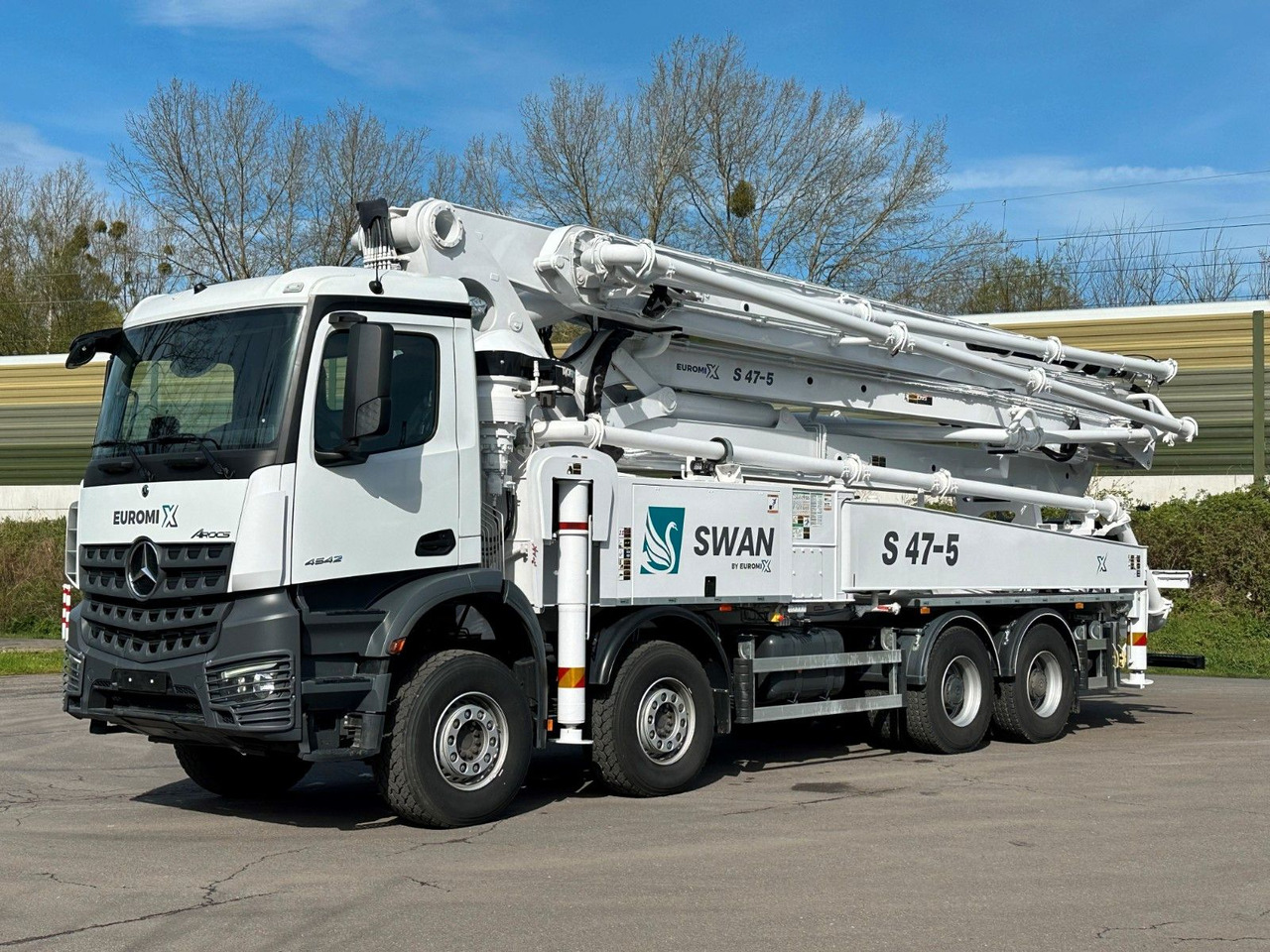Mercedes-Benz Arocs 5 4542 8x4 SWAN TSP 47-5 160RZ ( 47m ) - Betonbil: billede 3 Mercedes-Benz Arocs 5 4542 8x4 SWAN TSP 47-5 160RZ ( 47m ) - Betonbil: billede 3