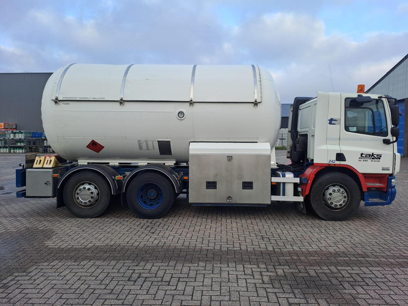 DAF FAN CF75. 6x2 -24030 Liter Gas tank truck ID 2.166 Rootselaar, flowmeter, pump, sunroof on tank - Tankbil: billede 1 DAF FAN CF75. 6x2 -24030 Liter Gas tank truck ID 2.166 Rootselaar, flowmeter, pump, sunroof on tank - Tankbil: billede 1