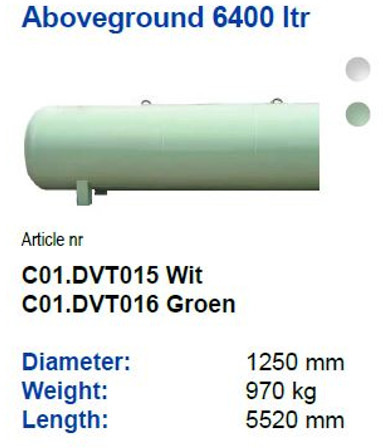 De Visser LPG GASTANK 6400 LITER - Brændstoftank: billede 2 De Visser LPG GASTANK 6400 LITER - Brændstoftank: billede 2