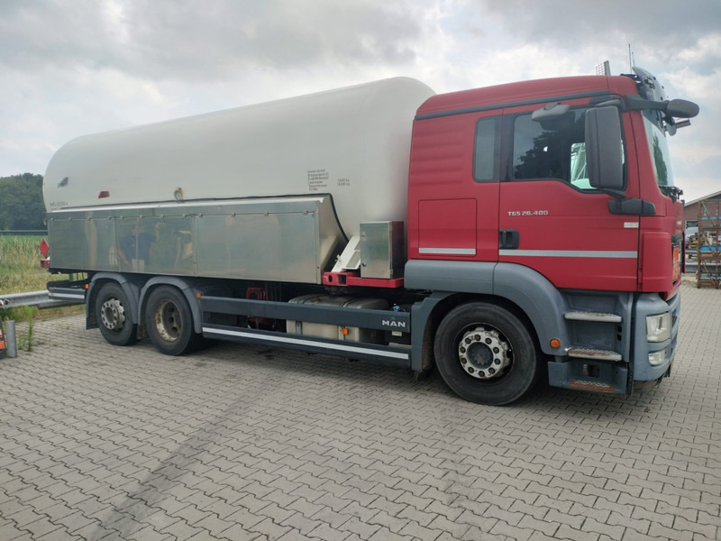 MAN TGS 26.400 6x2-4 LL 26900 Liter Gas tank truck ID 2.168 Rootselaar, flowmeter, pump - Tankbil: billede 1 MAN TGS 26.400 6x2-4 LL 26900 Liter Gas tank truck ID 2.168 Rootselaar, flowmeter, pump - Tankbil: billede 1