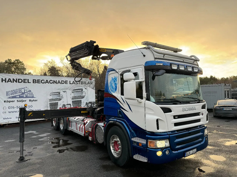 Scania P420 6X2*4, Hooklift-truck with Crane, 2008 - Lastbil, Lastbil med kran: billede 3 Scania P420 6X2*4, Hooklift-truck with Crane, 2008 - Lastbil, Lastbil med kran: billede 3