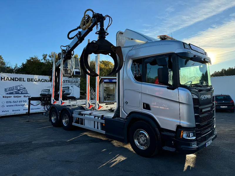 Scania R730 V8 6X4, Retarder, Timber-truck + Kesla, 2020 - Tømmerbil, Lastbil med kran: billede 1 Scania R730 V8 6X4, Retarder, Timber-truck + Kesla, 2020 - Tømmerbil, Lastbil med kran: billede 1