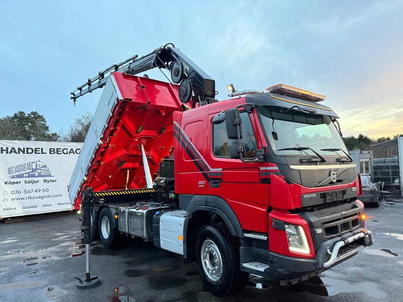 Volvo FMX 410 6x2*4, Tipper & Crane, 2015 - Tipvogn lastbil, Lastbil med kran: billede 1 Volvo FMX 410 6x2*4, Tipper & Crane, 2015 - Tipvogn lastbil, Lastbil med kran: billede 1