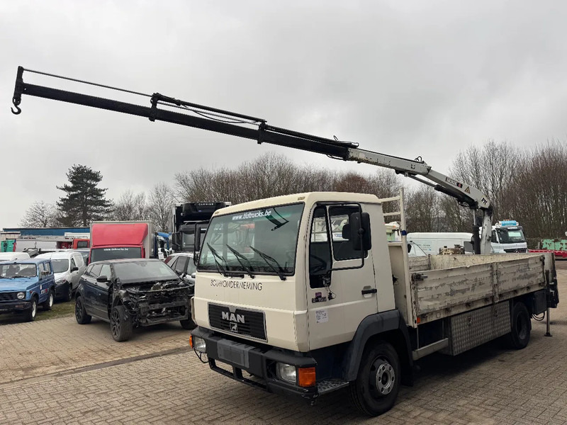 MAN L2000 **9.153-BELGIAN TRUCK** - Lastbil med lad, Lastbil med kran: billede 2 MAN L2000 **9.153-BELGIAN TRUCK** - Lastbil med lad, Lastbil med kran: billede 2