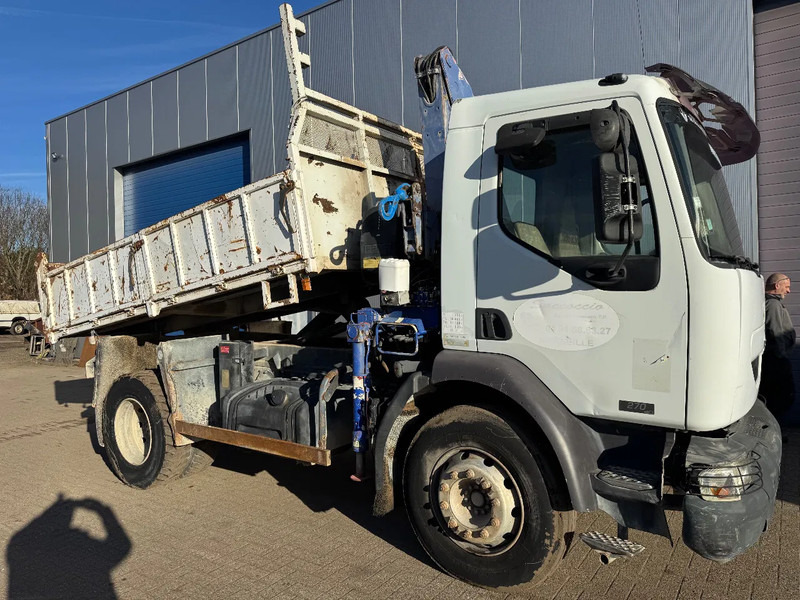 Renault Midlum 270 **TIPPER+FASSI CRANE-FRENCH TRUCK** - Tipvogn lastbil, Lastbil med kran: billede 2 Renault Midlum 270 **TIPPER+FASSI CRANE-FRENCH TRUCK** - Tipvogn lastbil, Lastbil med kran: billede 2