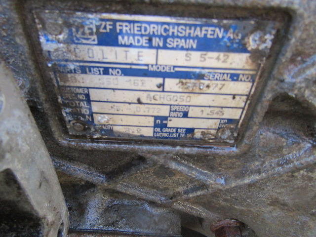 DAF FA 45 ZF ECOLITE 5 SPEED S5-42 GEARBOX - Gearkasse for Lastbil: billede 3 DAF FA 45 ZF ECOLITE 5 SPEED S5-42 GEARBOX - Gearkasse for Lastbil: billede 3