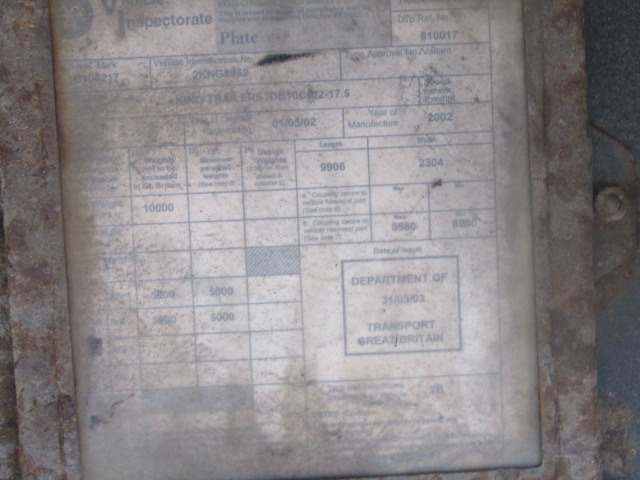 DRAWBAR BOX VAN TRAILER TANDEM AXLE (EX DRIVING SCHOOL MOT EXPIRED) - Varevogn påhængsvogn: billede 1 DRAWBAR BOX VAN TRAILER TANDEM AXLE (EX DRIVING SCHOOL MOT EXPIRED) - Varevogn påhængsvogn: billede 1