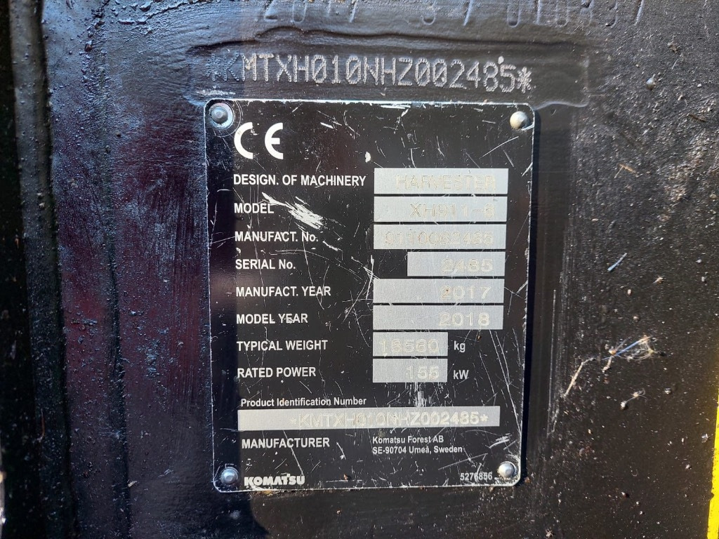 Komatsu 911 - Skovmaskine: billede 2 Komatsu 911 - Skovmaskine: billede 2