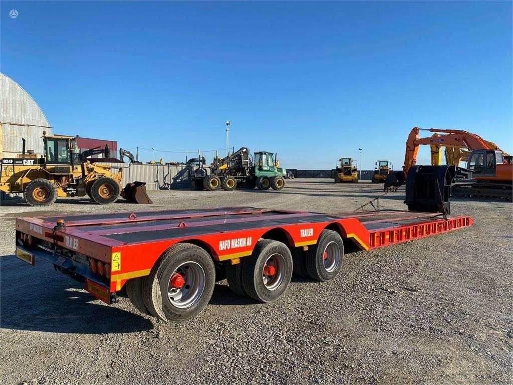 Hako Gooseneck lowbed , axle lift - Nedbygget platform sættevogn: billede 3 Hako Gooseneck lowbed , axle lift - Nedbygget platform sættevogn: billede 3