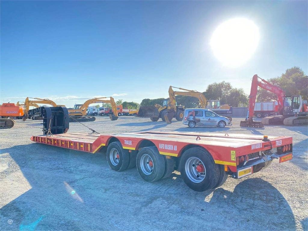 Hako Gooseneck lowbed , axle lift - Nedbygget platform sættevogn: billede 5 Hako Gooseneck lowbed , axle lift - Nedbygget platform sættevogn: billede 5