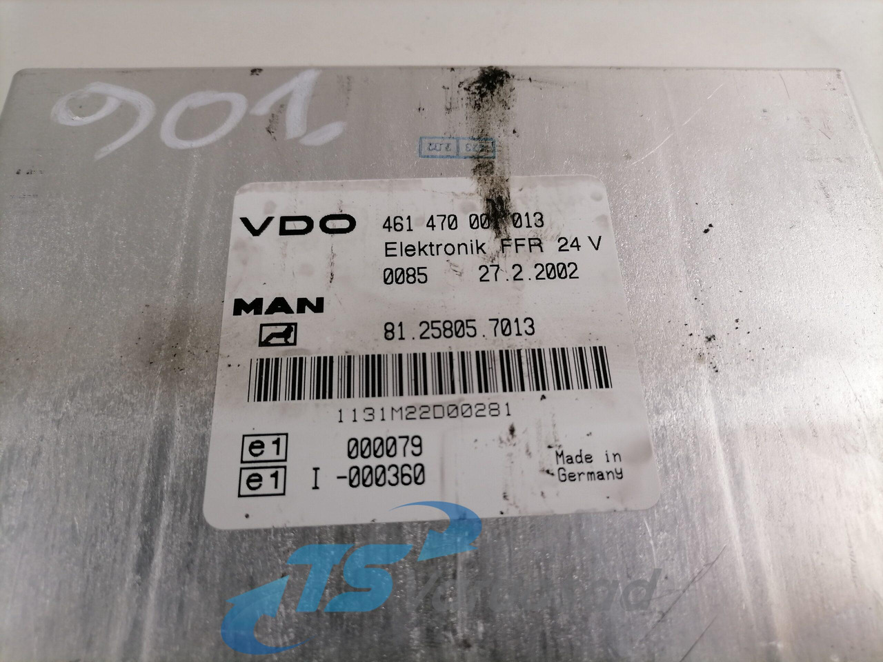 MAN Ecu, FFR 81258057013 - Kontrol blok for Lastbil: billede 3 MAN Ecu, FFR 81258057013 - Kontrol blok for Lastbil: billede 3