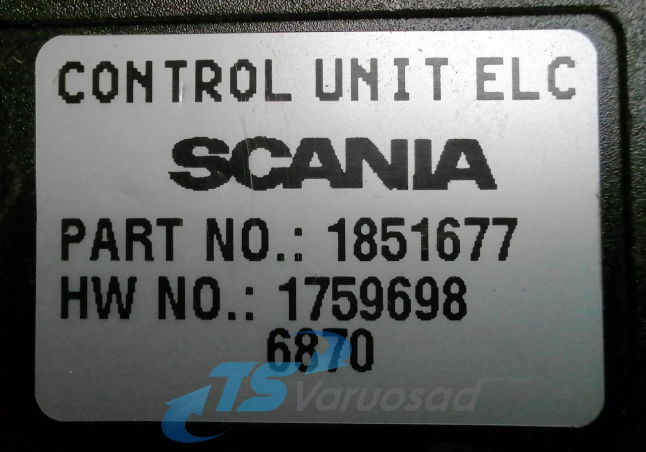Scania Ecu, ECAS 1759698 - Kontrol blok for Lastbil: billede 4 Scania Ecu, ECAS 1759698 - Kontrol blok for Lastbil: billede 4