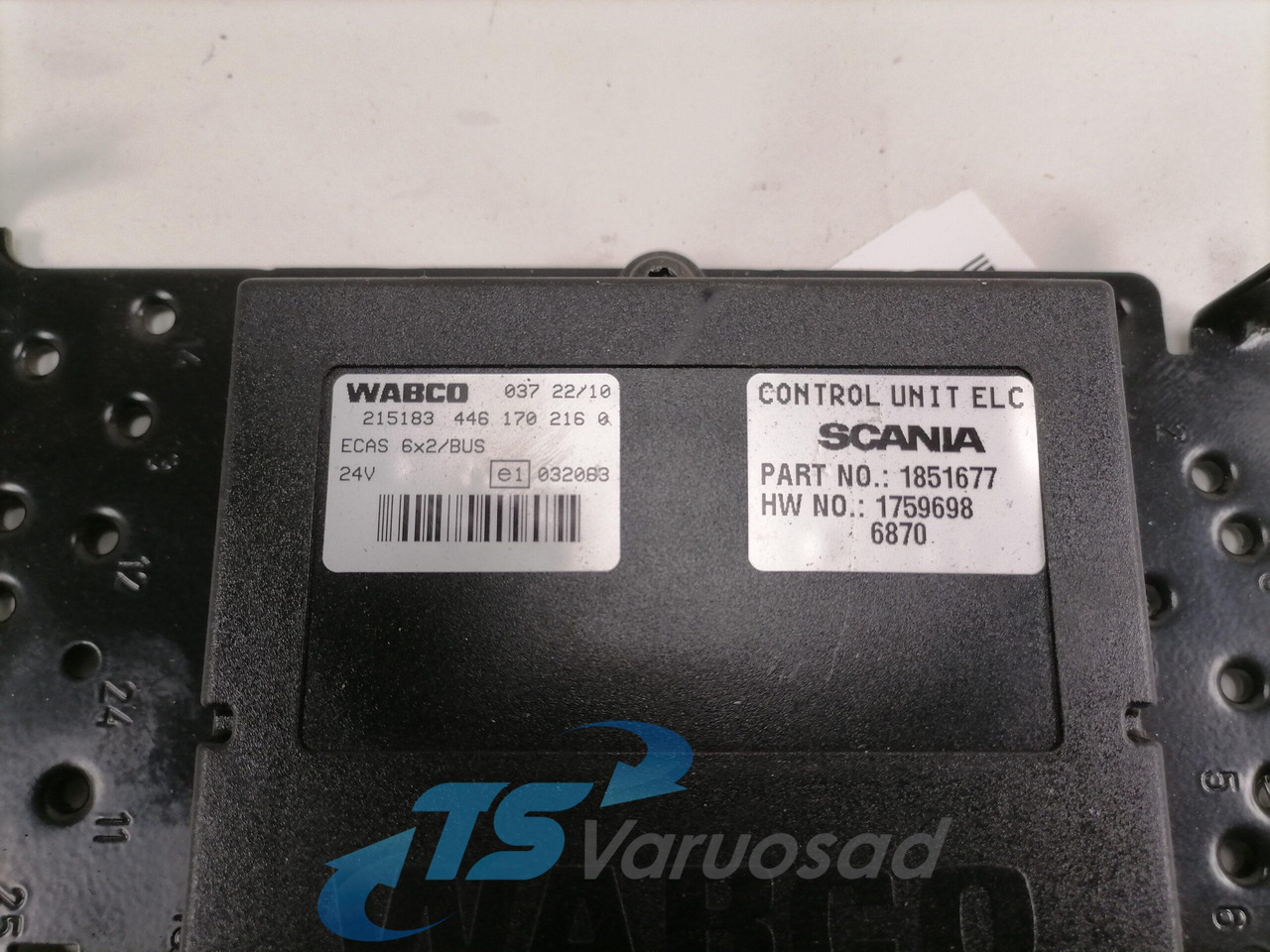 Scania Ecu, ECAS 1851677 - Kontrol blok for Lastbil: billede 4 Scania Ecu, ECAS 1851677 - Kontrol blok for Lastbil: billede 4