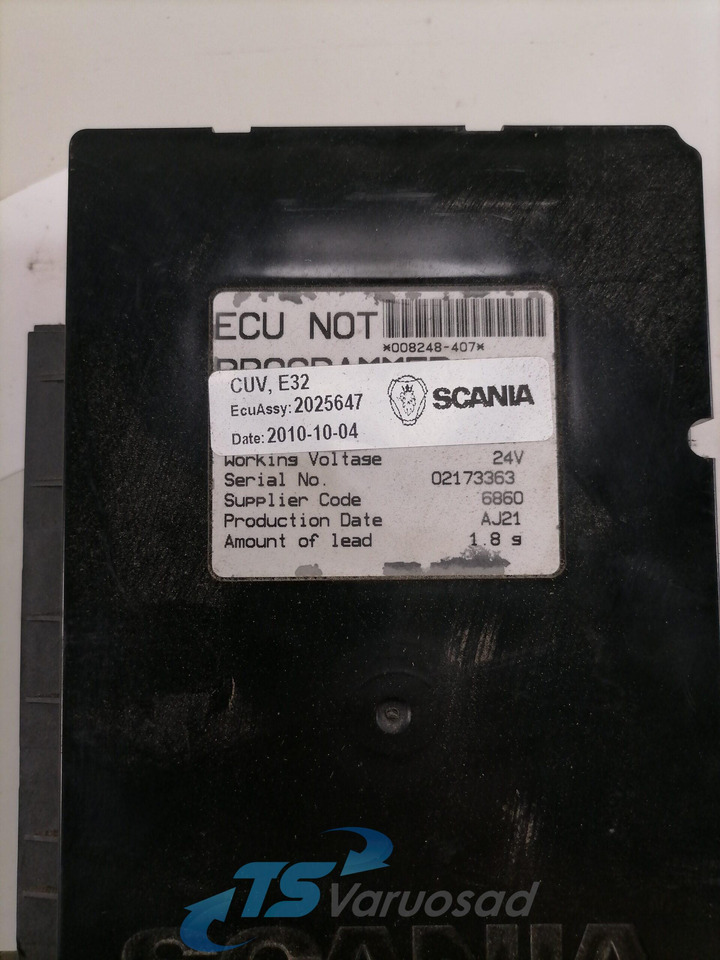 Scania Ecu, VIS 2025647 - Kontrol blok for Lastbil: billede 3 Scania Ecu, VIS 2025647 - Kontrol blok for Lastbil: billede 3