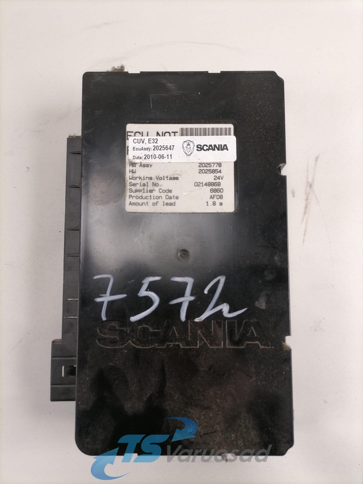 Scania Ecu, VIS 2025647 - Kontrol blok for Lastbil: billede 3 Scania Ecu, VIS 2025647 - Kontrol blok for Lastbil: billede 3