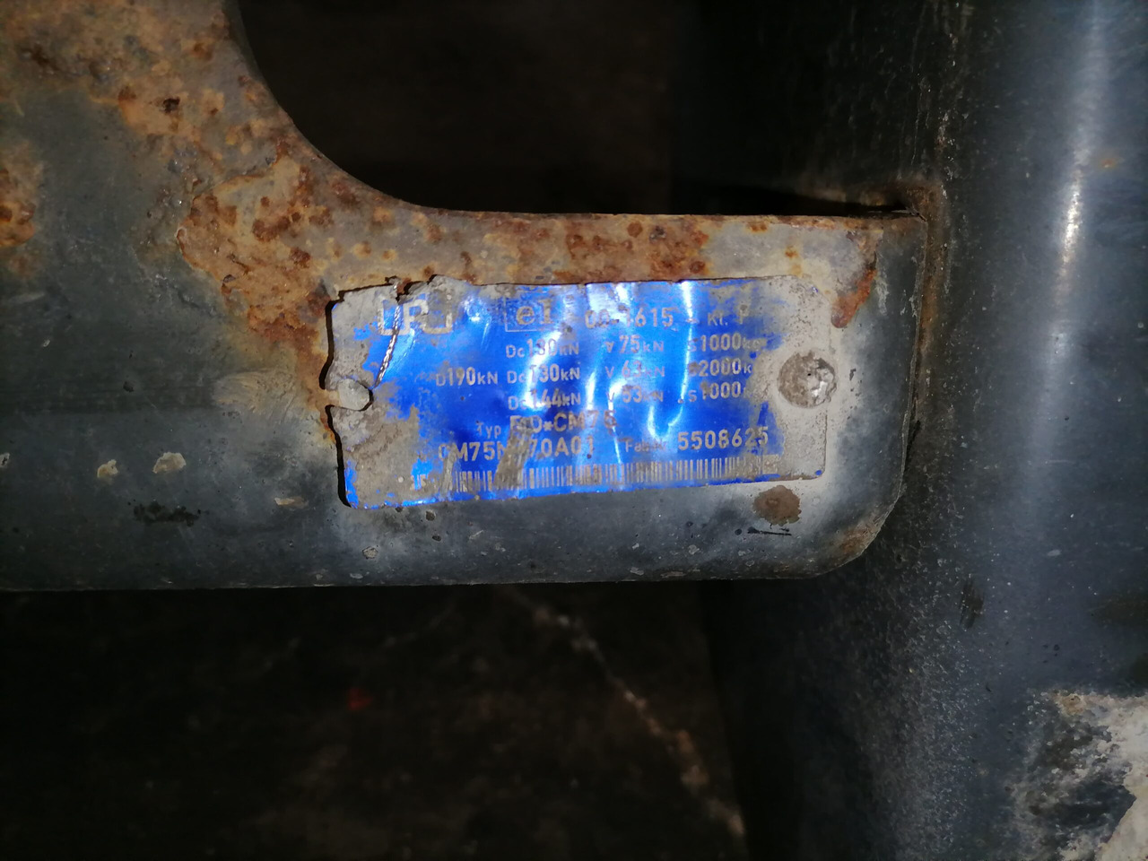 Scania Haakeseadme kinnitusraam CM75N770A01 - Drejeskammel for Lastbil: billede 5 Scania Haakeseadme kinnitusraam CM75N770A01 - Drejeskammel for Lastbil: billede 5
