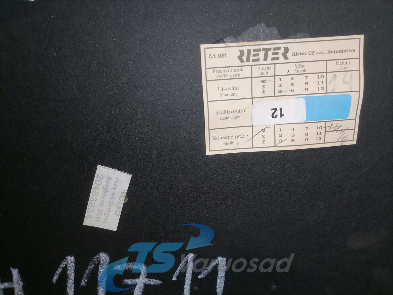 Volvo Salongi polster 20453834 - Universaldel for Lastbil: billede 3 Volvo Salongi polster 20453834 - Universaldel for Lastbil: billede 3