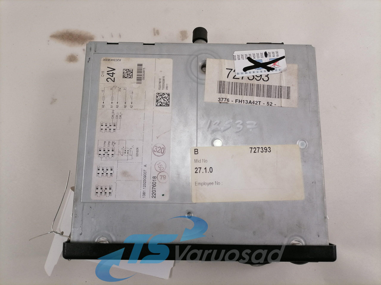 Volvo tachograph 22076018 - Fartskriver for Lastbil: billede 4 Volvo tachograph 22076018 - Fartskriver for Lastbil: billede 4