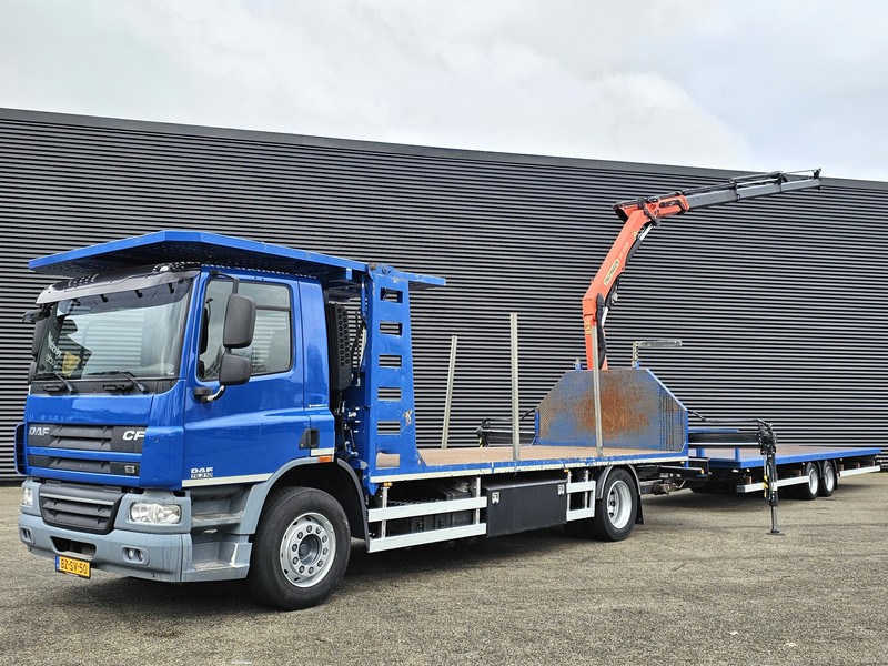 DAF CF 75.310 / TRAILER + PALFINGER CRANE/KRAN - Lastbil med lad, Lastbil med kran: billede 1 DAF CF 75.310 / TRAILER + PALFINGER CRANE/KRAN - Lastbil med lad, Lastbil med kran: billede 1