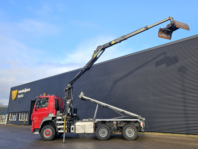 Ginaf CF 410 6x4 / 6x6 / PALFINGER Z KRAAN + NCH CONTAINER SYSTEEM - Lastbil med wirehejs, Lastbil med kran: billede 2 Ginaf CF 410 6x4 / 6x6 / PALFINGER Z KRAAN + NCH CONTAINER SYSTEEM - Lastbil med wirehejs, Lastbil med kran: billede 2